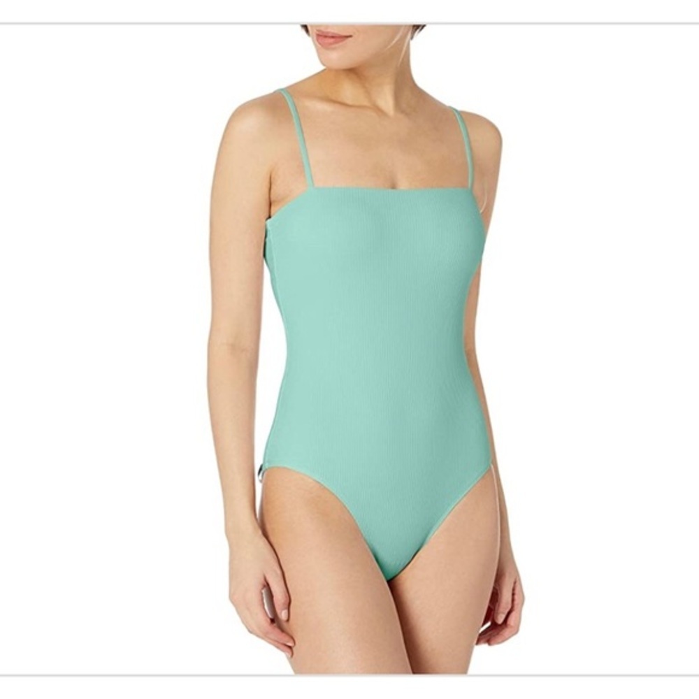 Body Glove Women's Standard Gigi seafoam One-Piece Bandeau Swimsuit size large